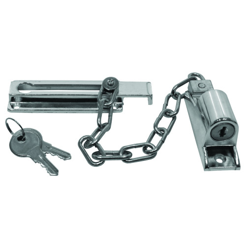 Steel Locking Door Chain, Chromed