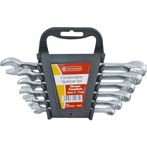 Combination Spanner Set, Polished Head, 6pc