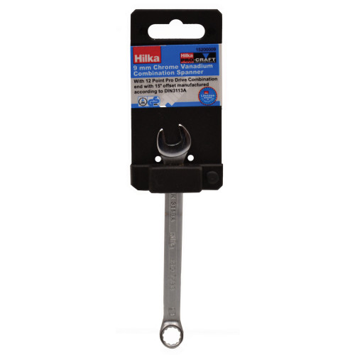 Hilka CV Comb Spanner, 9mm