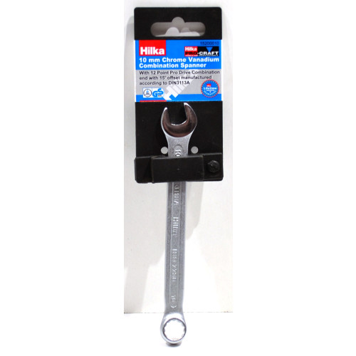 Hilka CV Comb Spanner, 10mm