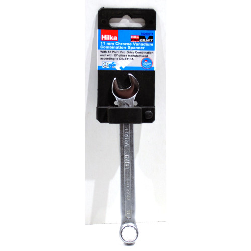 Hilka CV Comb Spanner, 11mm