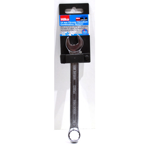 Hilka CV Comb Spanner, 14mm