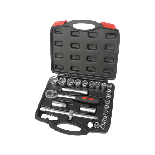 Hilka Dr Socket Set, 25pc, 1/4"