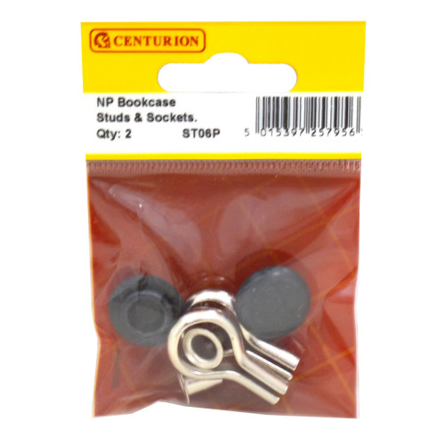 NP Bookcase Studs & Sockets (Pack of 2)
