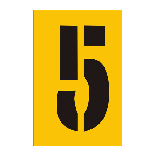 50mm Stencil, Character '5'