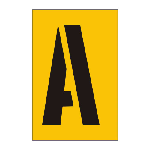 50mm Stencil, Character 'A'