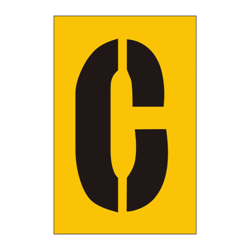 50mm Stencil, Character 'C'