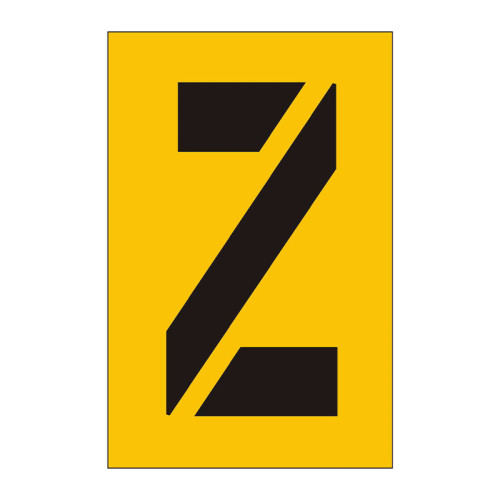 50mm Stencil, Character 'Z'