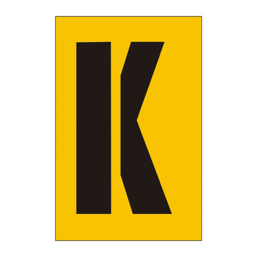 75mm Stencil, Character 'K'