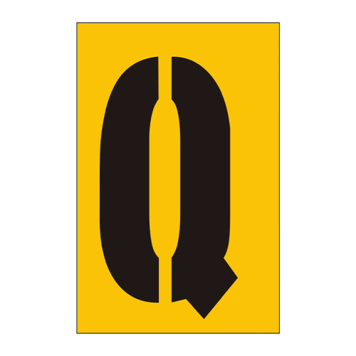 75mm Stencil, Character 'Q'