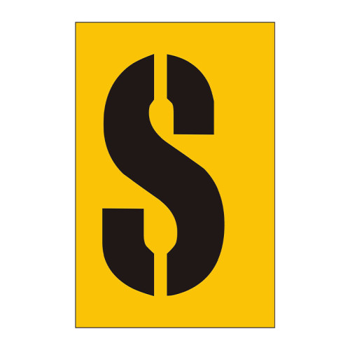 75mm Stencil, Character 'S'