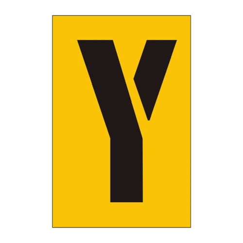 75mm Stencil, Character 'Y'