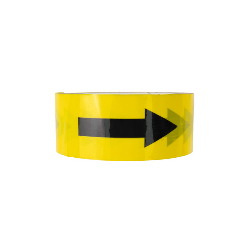 Black & Yellow Arrow Tape (33m Roll)