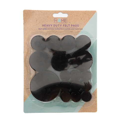 Heavy Duty Felt Pads Assortment - 68 Pack
