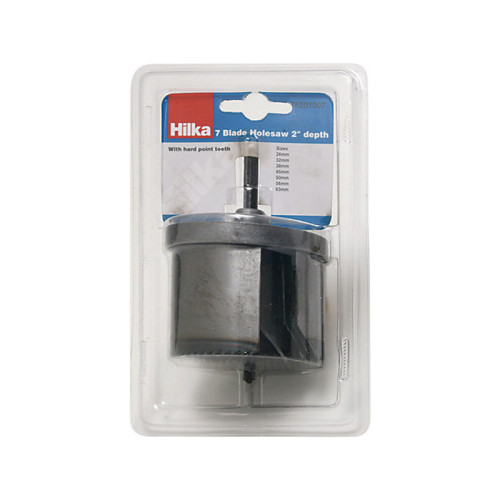 Holesaw Set, 7pc, 50mm