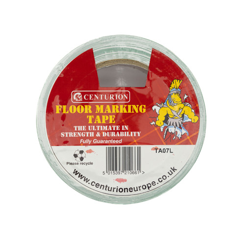 Green and White Stripes Floor Marking Tape (50mm x 33m)