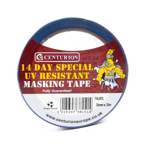 UV Resistant Medium Tack Masking Tape 25mm x 25m Roll