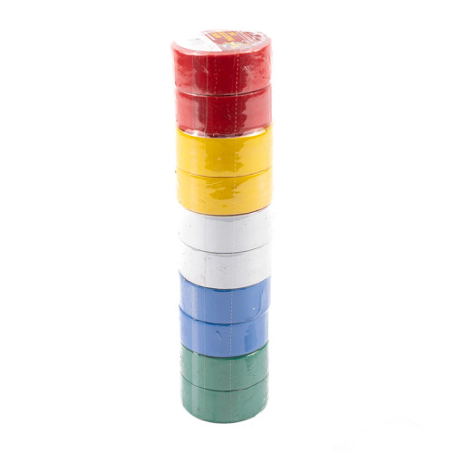 Centurion Insulating PVC Tape, Assorted Colours, 19mm x 4.5m