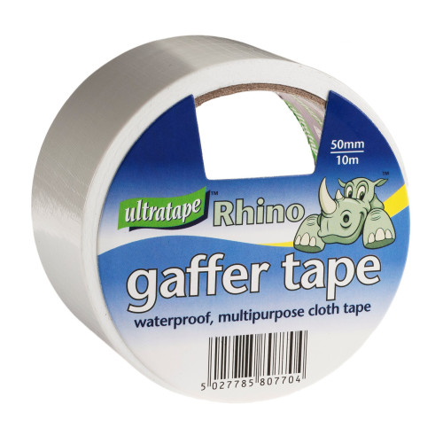 White Gaffer Tape 50mm x 10m Roll