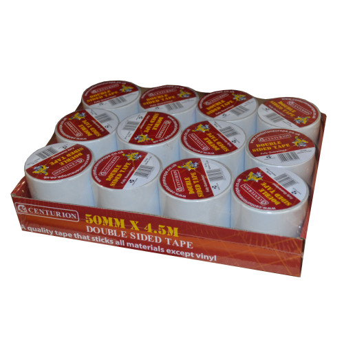 Double Sided Vinyl Tape, 50mm x 4.5m