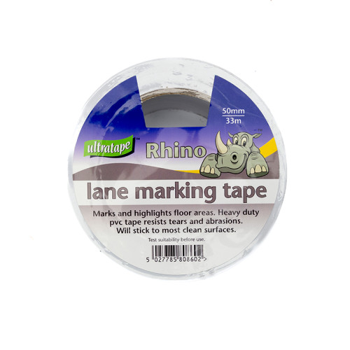 50mm x 33m White Hazard Tape TA29L