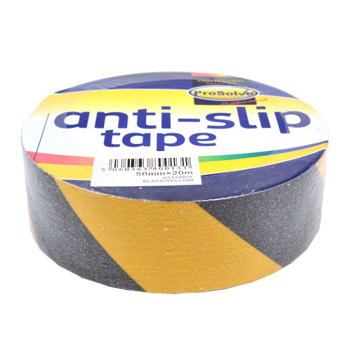 Black/Yellow Anti Slip Tape (50mm x 18m)