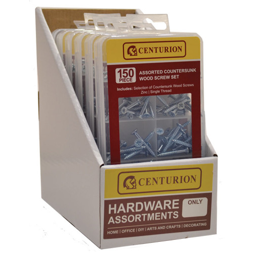 150 Piece Assorted Wood Screw Set