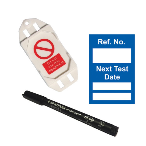 'Next Test' Mini Tag Insert Kit, Blue