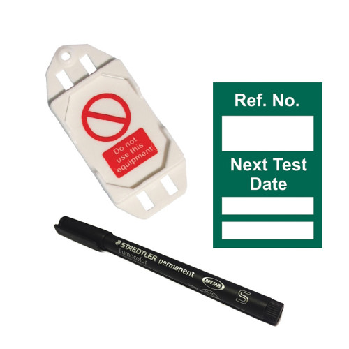 'Next Test' Mini Tag Insert Kit, Green