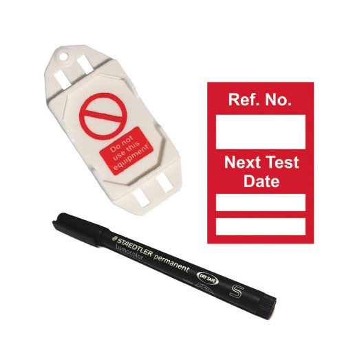 'Next Test' Mini Tag Insert Kit, Red