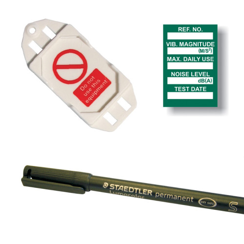 'Vibration Control' Mini Tag Insert Kit, Green