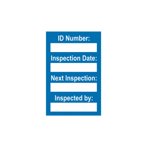 'Harness' Mini Tag Insert, Blue (Pack of 20)