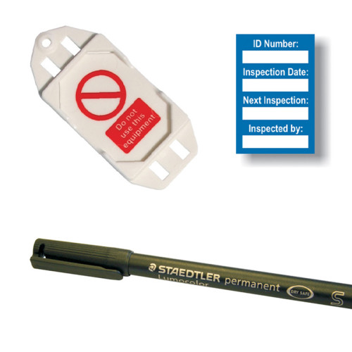 'Harness' Mini Tag Insert Kit, Blue