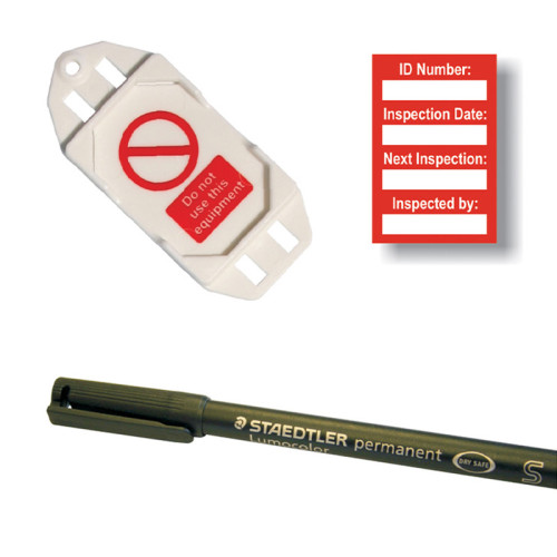 'Harness' Mini Tag Insert Kit, Red