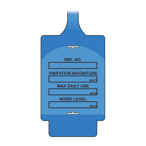 'AssetTag Flex Vibration Control' Tag, Blue, (Pack of 50)