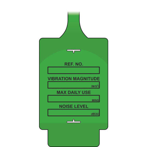'AssetTag Flex Vibration Control' Tag, Green (Pack of 50)
