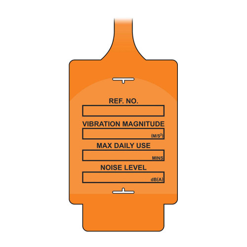 'AssetTag Flex Vibration Control' Tag, Orange (Pack of 50)