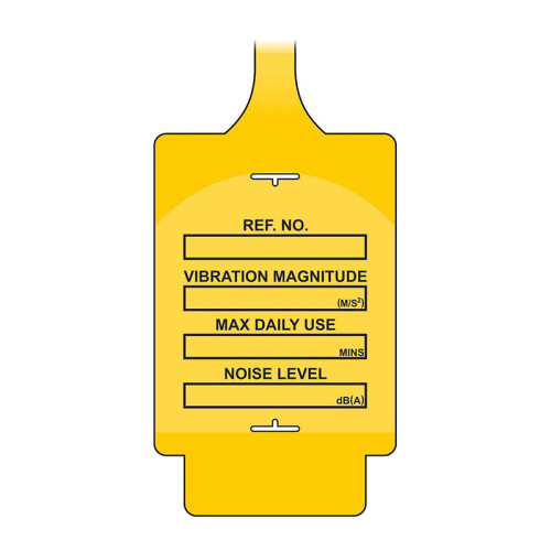 'AssetTag Flex Vibration Control' Tag, Yellow (Pack of 50)
