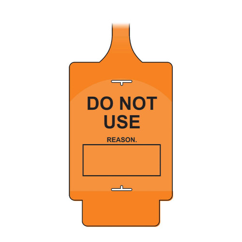 'AssetTag Flex Do Not Use' Tag3, Orange (Pack of 50)