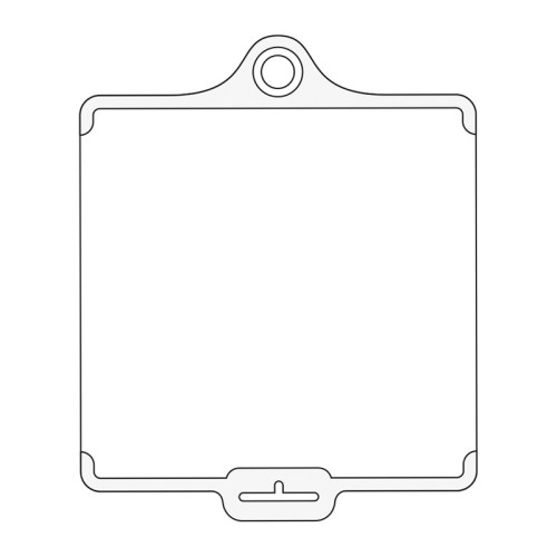 AssetTag Flex Medium - White plain 10pk