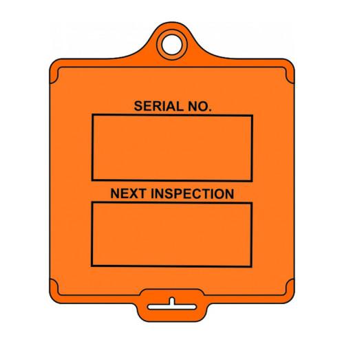 AssetTag Flex Medium - Inspection 1 10pkOrange