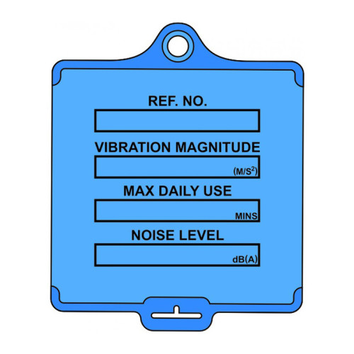 'AssetTag Flex Vibration Control' Tag, Medium, Blue (Pack of 50)