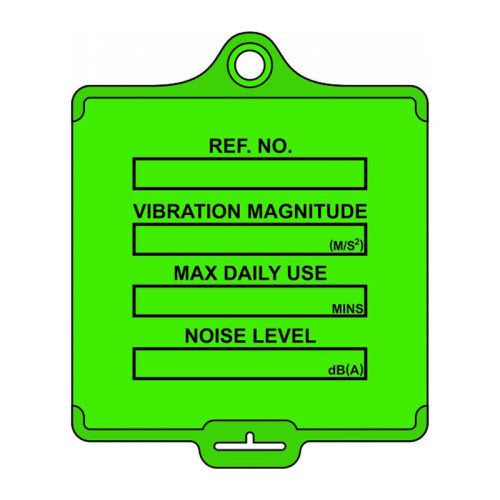 'AssetTag Flex Vibration Control' Tag, Medium, Green (Pack of 50)
