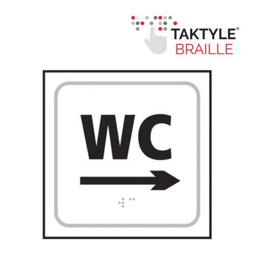 WC arrow right - Taktyle (150 x 150mm)