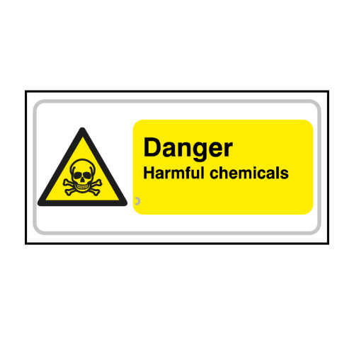 Takt Danger Harmful Chemicals 300 x 150 TK3805BSI
