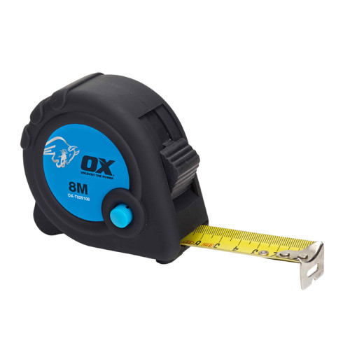 OX TRADE 8M TAPE MEASURE
