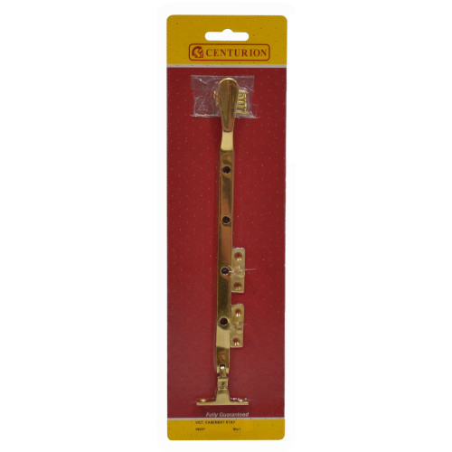 Solid Brass Spoon Style Casement Stay, 250mm