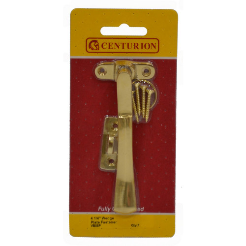 Solid Brass Wedge Spoon Style Casement Fastener, 105mm