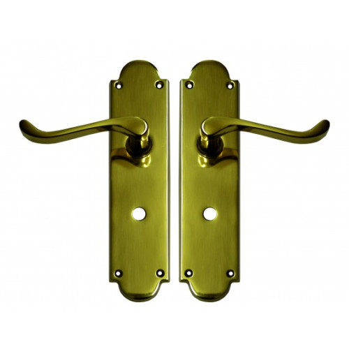 Polished Brass Victorian 'Shaped' Suite Bathroom 