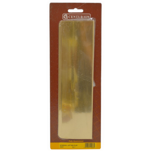 Solid Brass Inner Letter Box Tidy, 280mm x 75mm